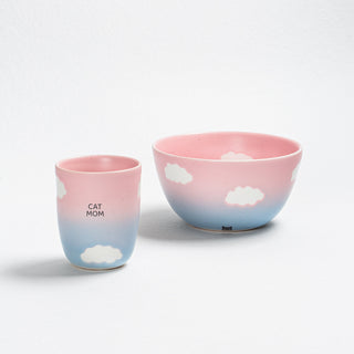 Cloud Sunset Cat Mom 2 Pieces Set - Egg Back Home