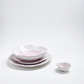 Nature Shape Light Pink Pasta Plate 21cm - Egg Back Home